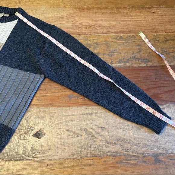 Munsingwear Brown Color Block Sweater Sz XL - Picture 7 of 8